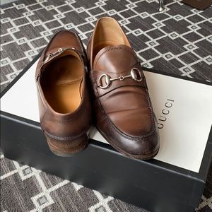 Gucci men’s brown loafers